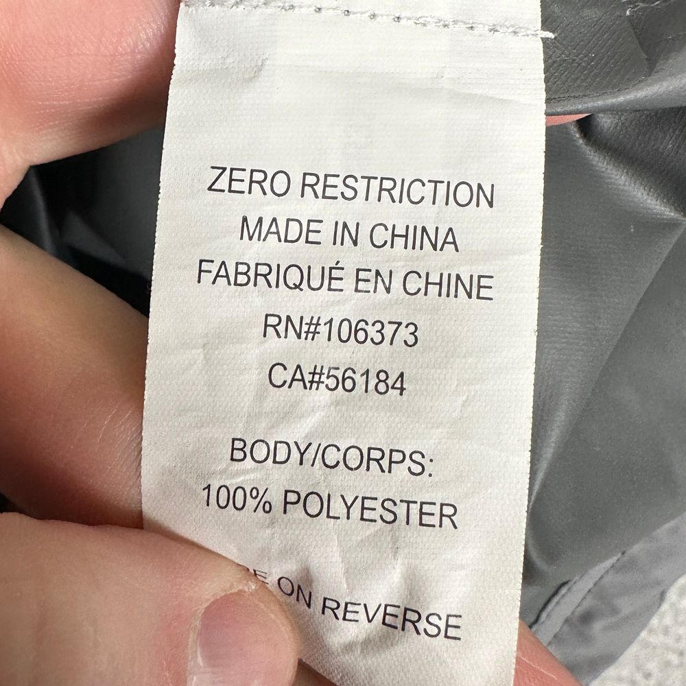 Zero Restriction Full Zip Jacket Men Large Gray B… - image 5